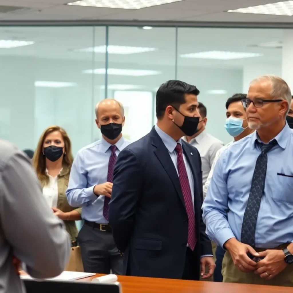 Officials discussing immigration policies in Orlando