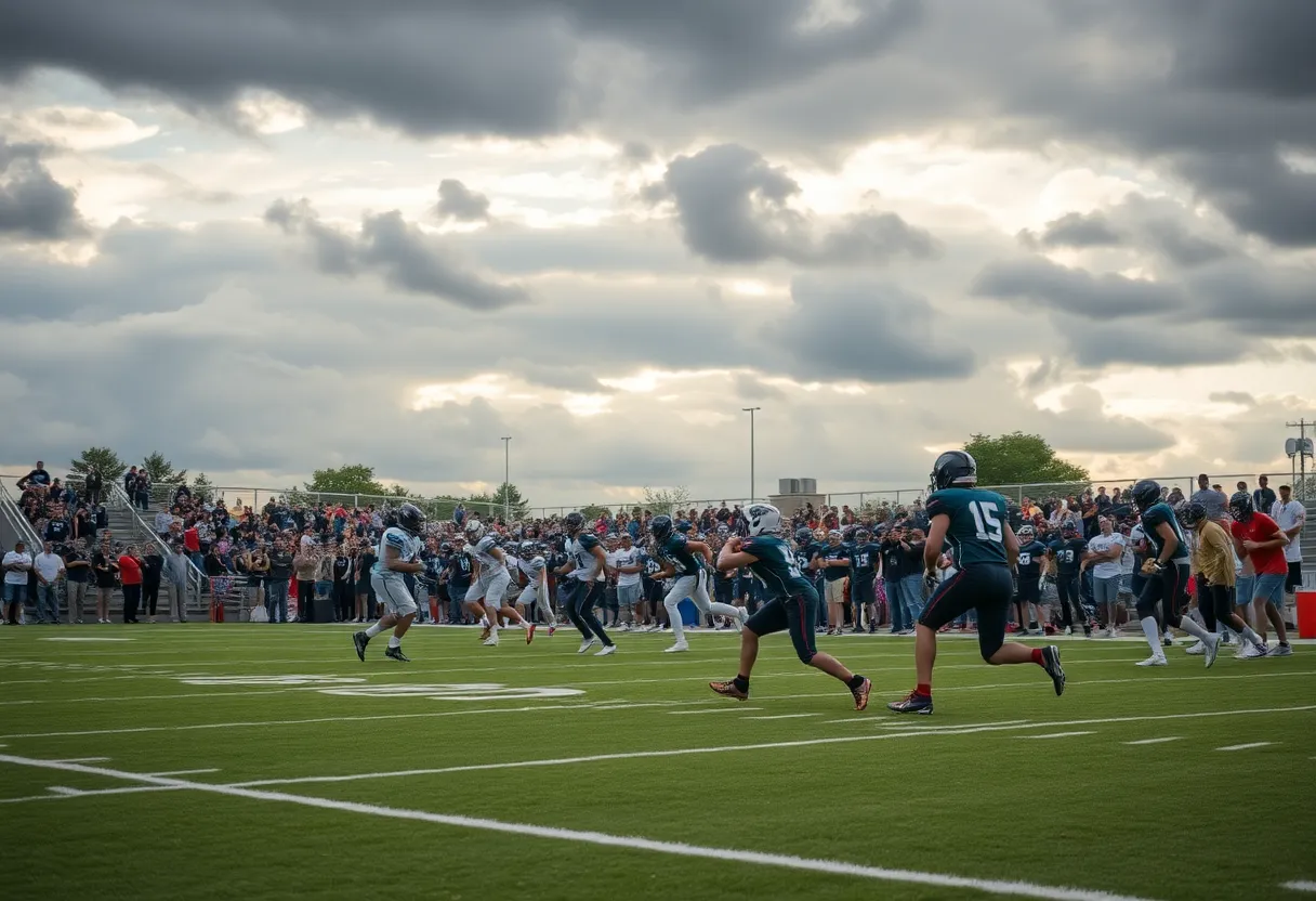 Exciting moment from an Orlando high school football game