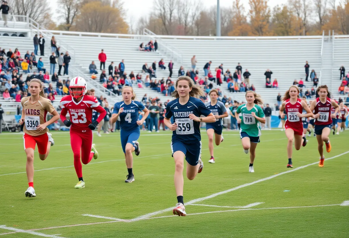 Orlando high school sports athletes competing in football and cross country