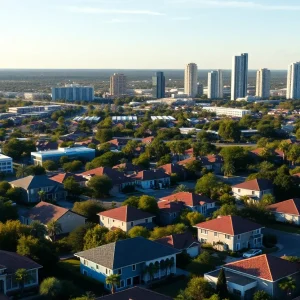 Scenic view of Orlando showcasing residential neighborhoods