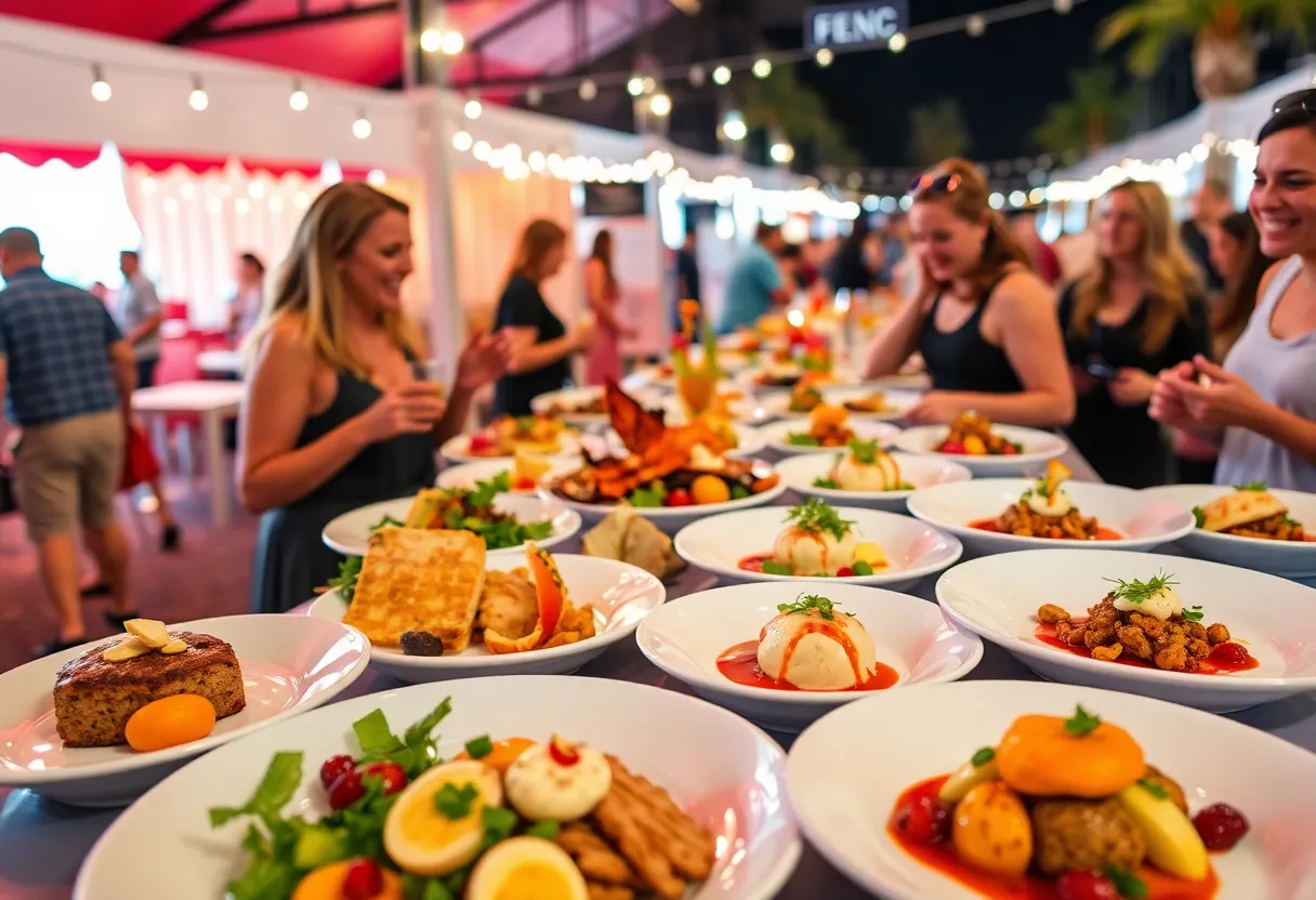 Diners enjoying gourmet dishes at Magical Dining in Orlando
