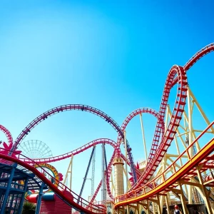 A collection of roller coasters in Orlando, featuring classic and modern designs