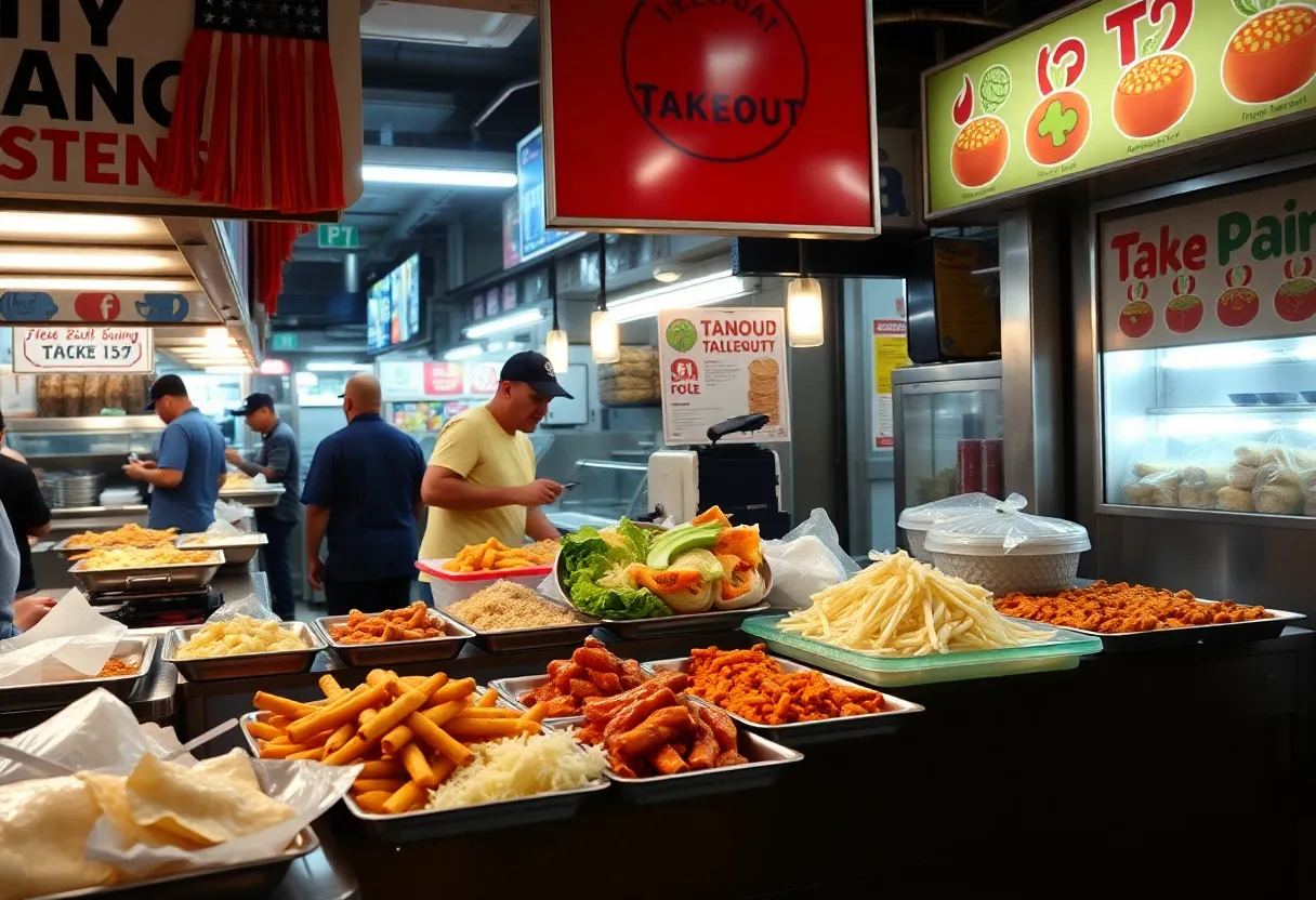 A variety of takeout food options in Orlando including sushi, BBQ, and soul food.