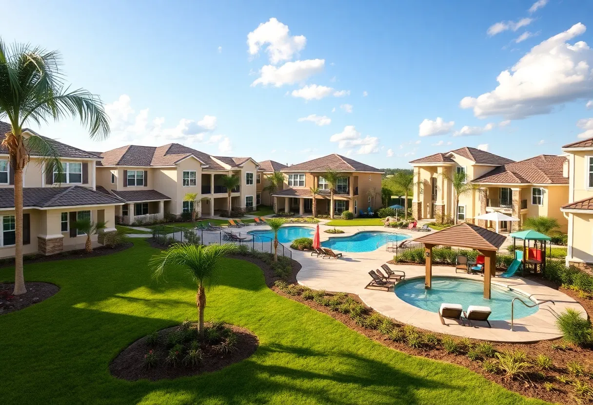 New homes and amenities at Scenic Terrace in Haines City, Florida