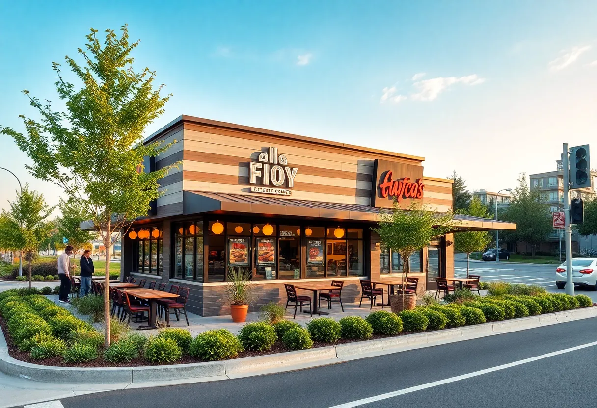 Rendering of the new White Castle restaurant in Daytona Beach