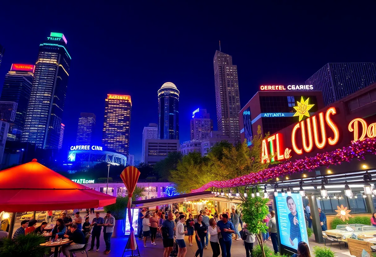 Vibrant nightlife and diverse dining options in Atlanta
