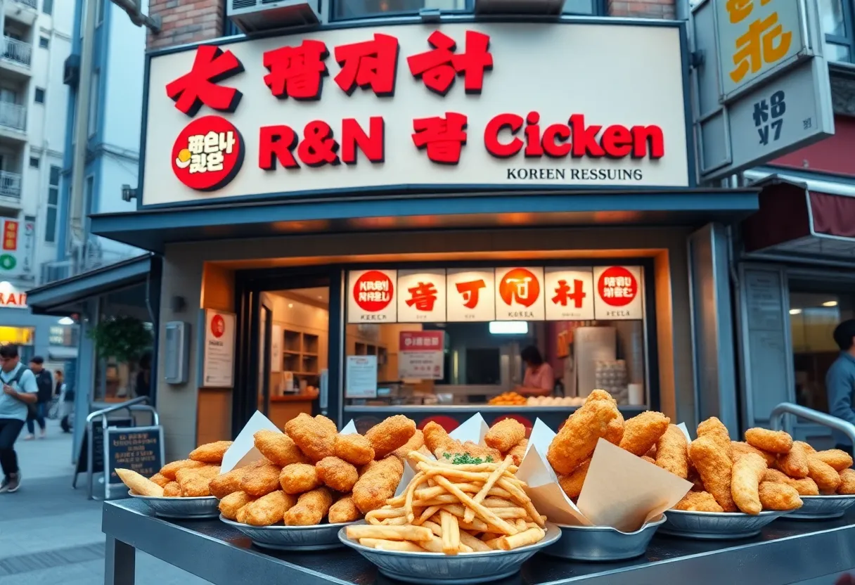 Exterior view of Bonchon restaurant featuring Korean fried chicken dishes