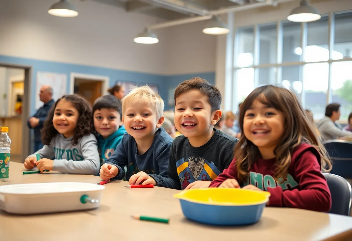 Children participating in Parents Night Out activities in Orlando