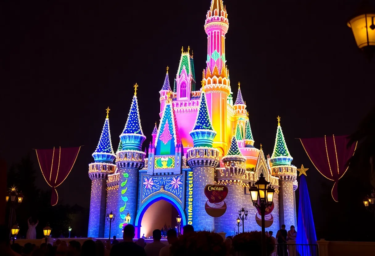 Revitalized Cinderella Castle at Disney World