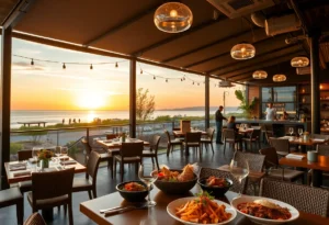 Dining experience at Florida's hidden gem restaurant with sunset views
