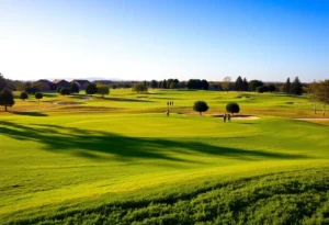 Golf course at Golden Eagle Country Club