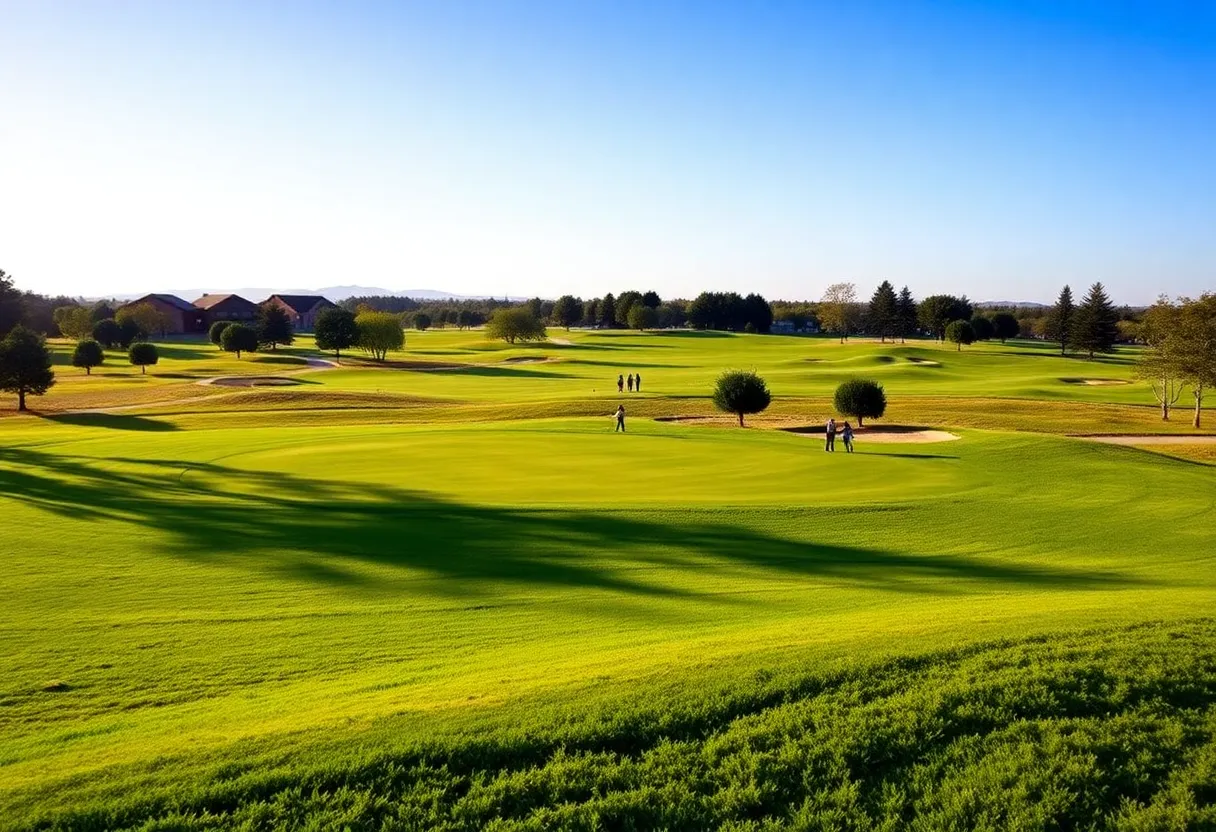Golf course at Golden Eagle Country Club