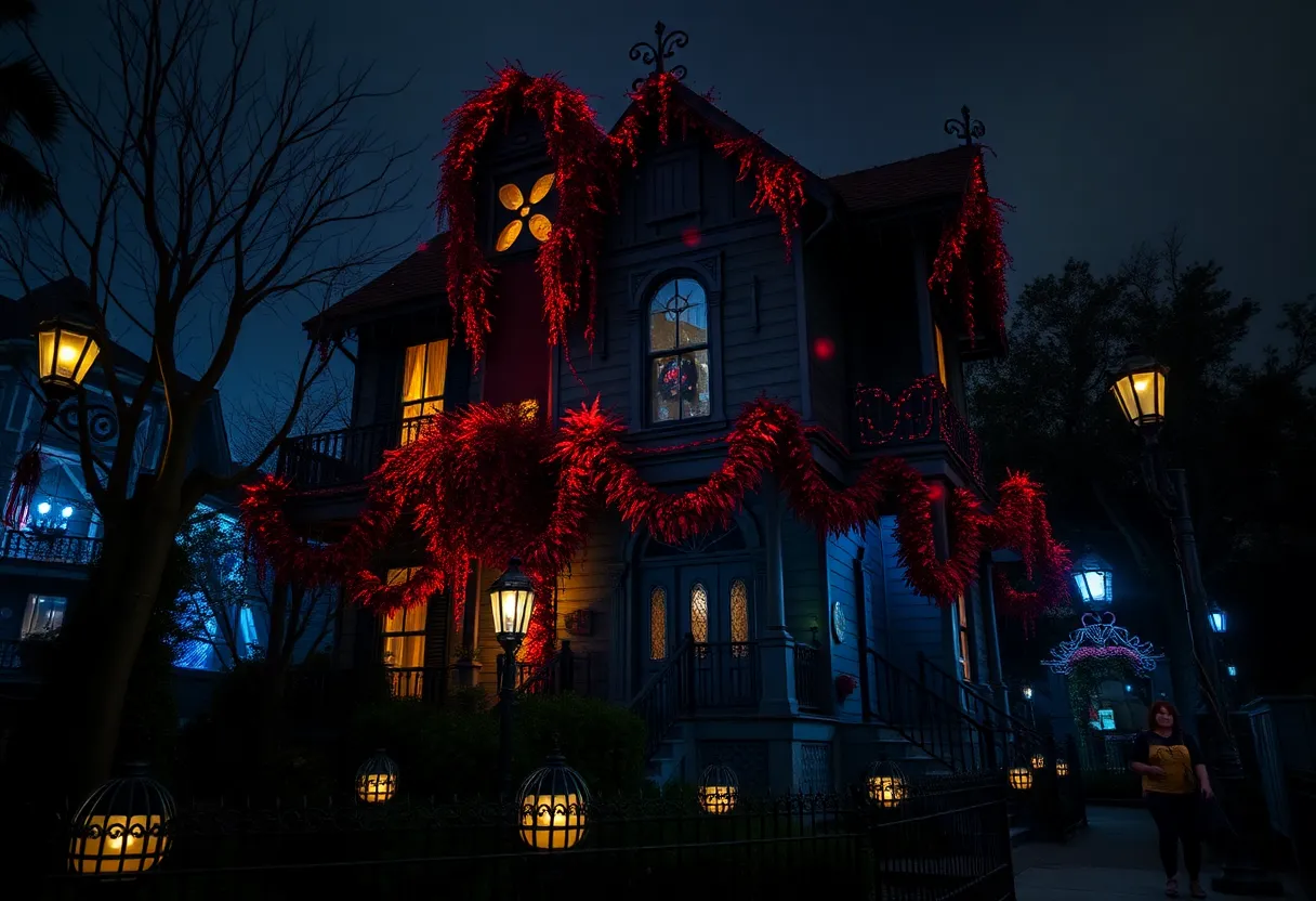 Haunted house at Universal Studios Florida during Halloween Horror Nights