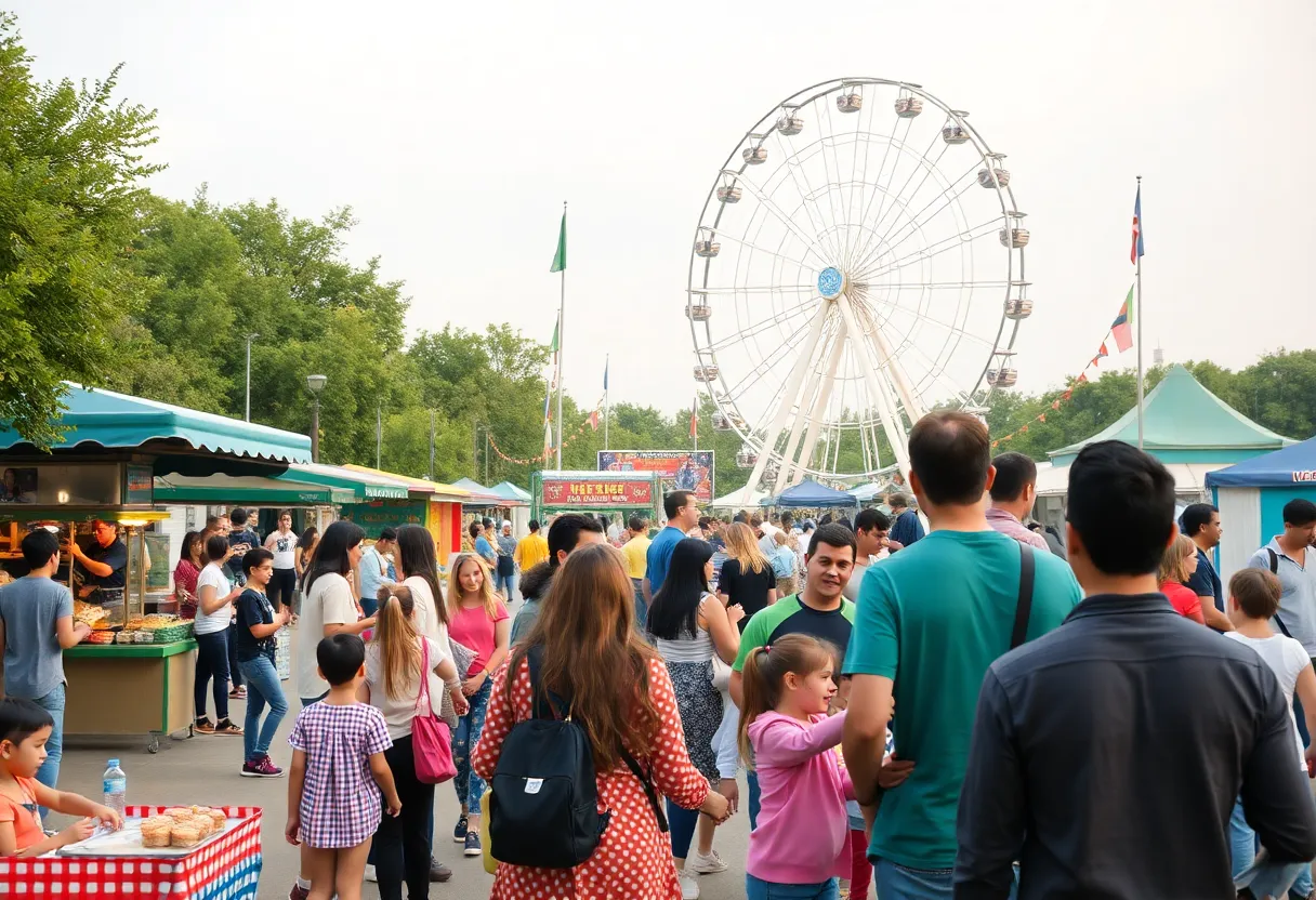 Families enjoying activities at ICON Park