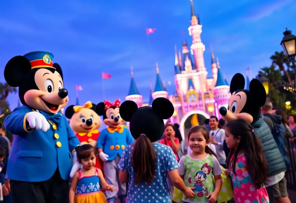 Disney World theme park featuring the new Disney Animation attraction