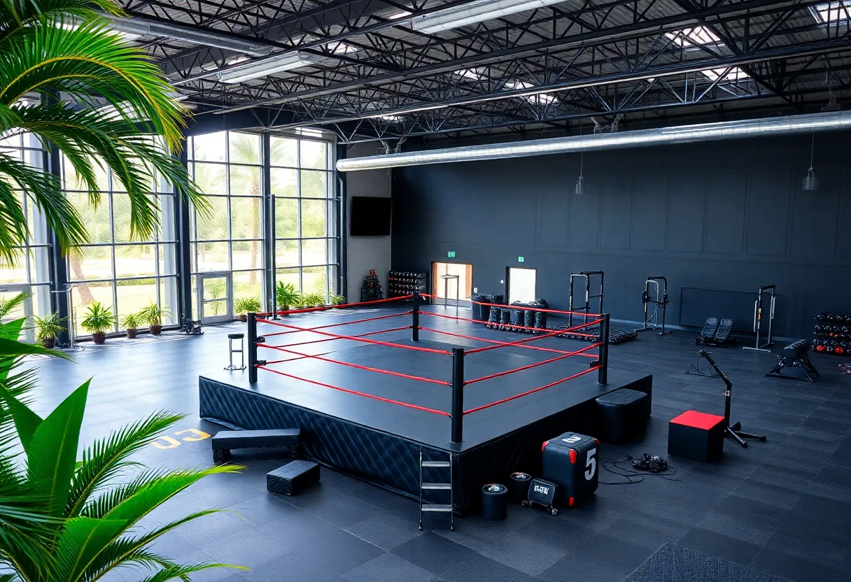 Artist's rendering of the new WWE Performance Center in Orlando