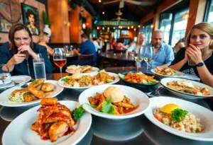 Guests enjoying a meal at Orlando's Magical Dining event