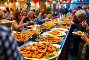 Diverse culinary offerings at Orlando's Magical Dining event