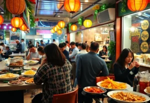 Diners enjoying meals at Orlando's Magical Dining event