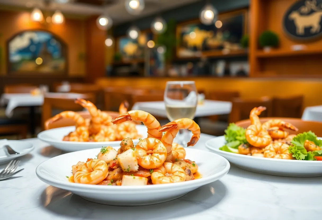Delicious shrimp dishes served at Red Lobster's Ultimate SpendLESS Shrimp promotion