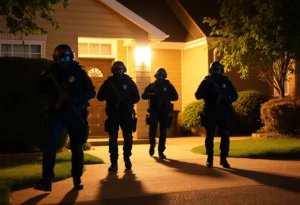 SWAT Team Raid on Home