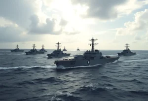 U.S. Navy Warships in Caribbean