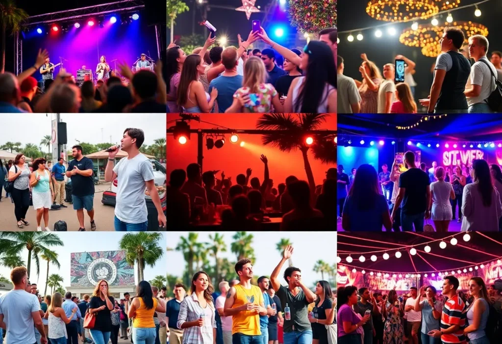 People engaged in various community activities in Central Florida.