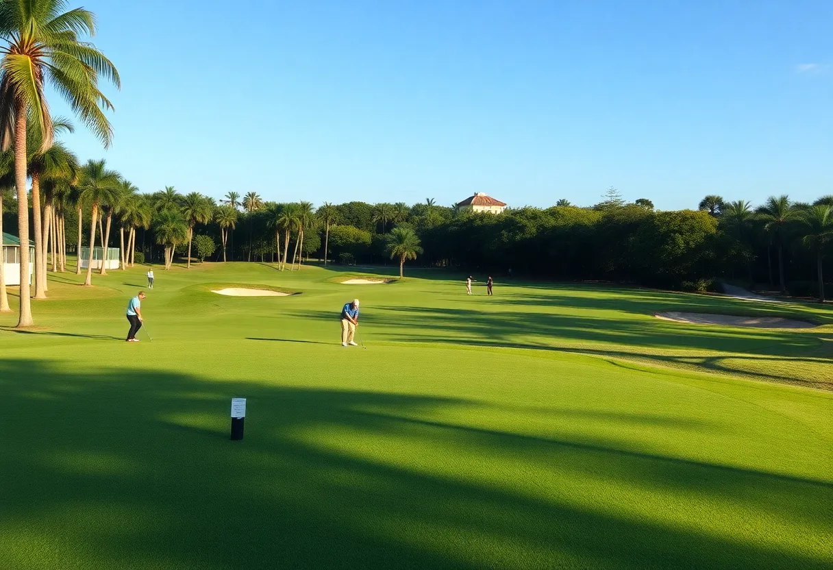 Clara Ding celebrating her victory at the Women's Orlando International Amateur Championship.