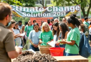 Community participants engaging in climate change solutions during Florida Climate Week.