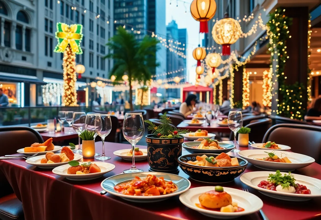 Dishes served during the Magical Dining event in Orlando