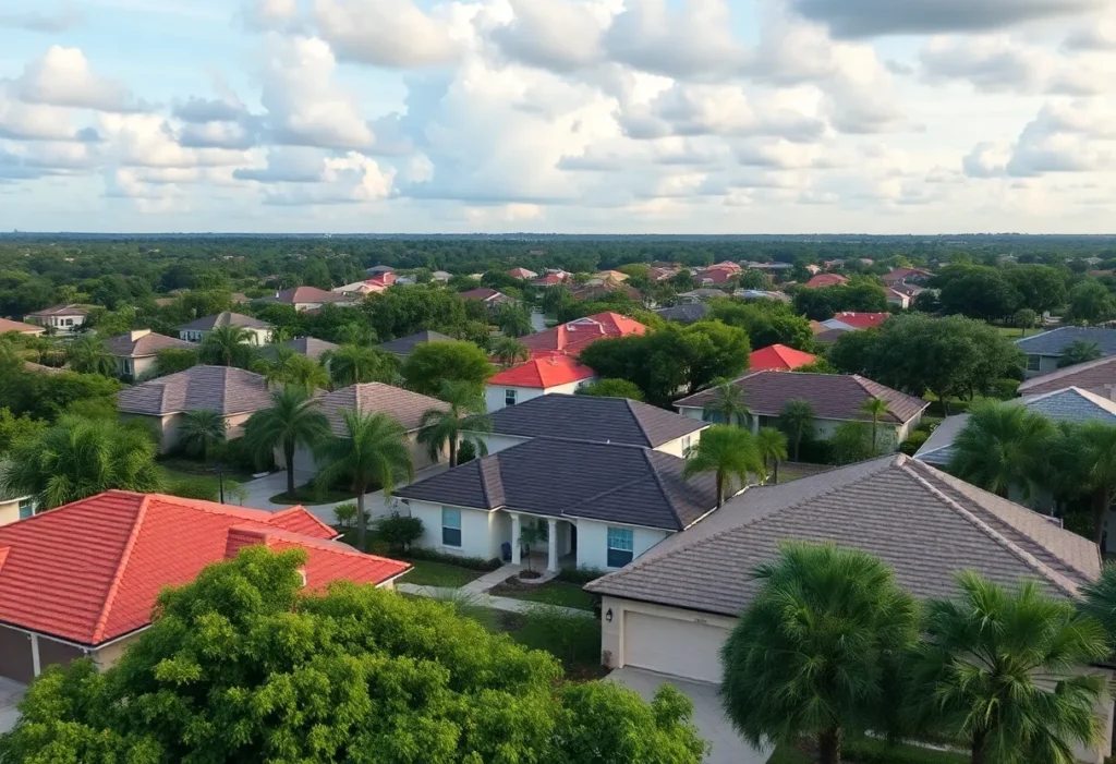 A set of diverse homes in Orlando representing the real estate market.