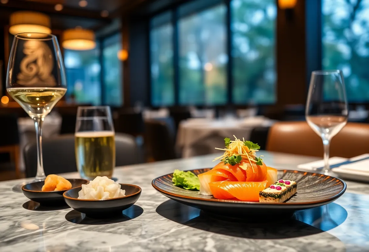 Omakase dish at two-star restaurant Sorekara in Orlando