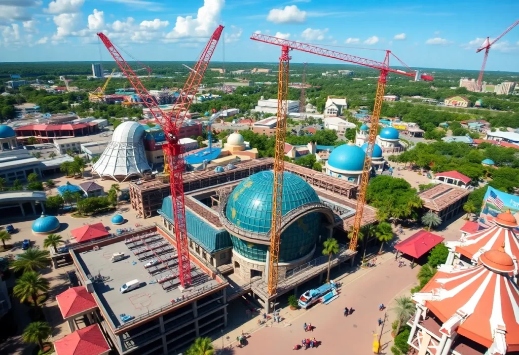 Construction site at Universal Orlando Islands of Adventure