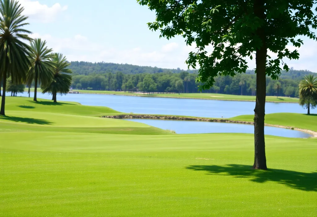 Stunning Golf Course View showing beautiful fairways and greens