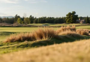 Close-Up of a Beautiful Golf Course
