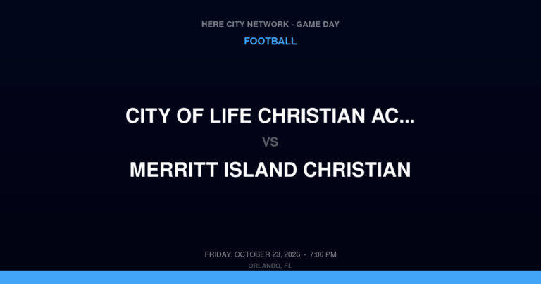 City of Life Christian Academy 6, Merritt Island Christian 33