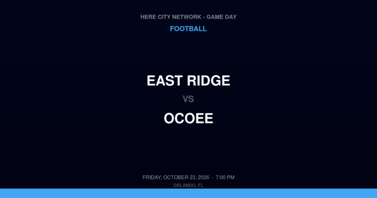 East Ridge 21, Ocoee 14