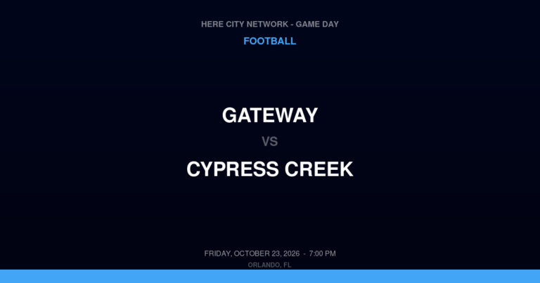 Gateway 42, Cypress Creek 0