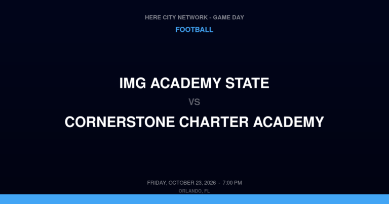 IMG Academy State 9, Cornerstone Charter Academy 13