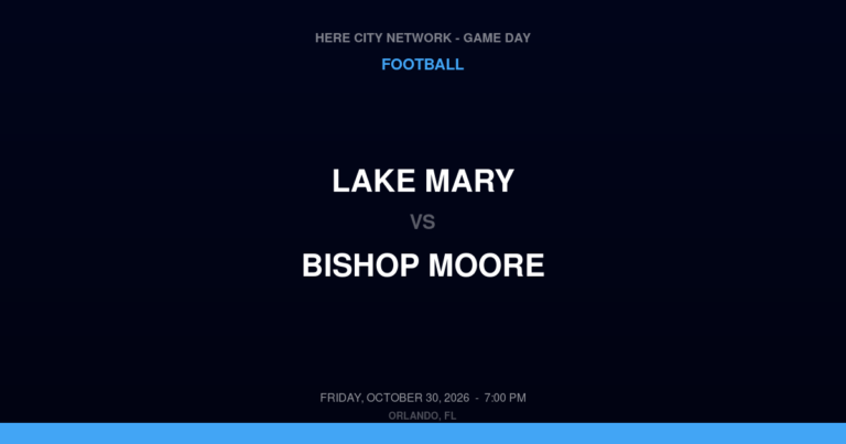 Lake Mary at Bishop Moore