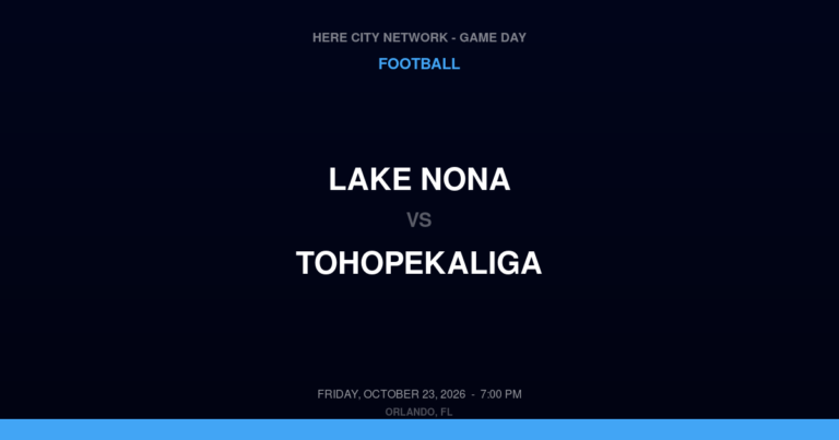 Lake Nona 38, Tohopekaliga 0