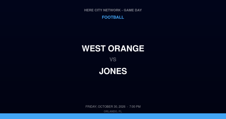 West Orange at Jones