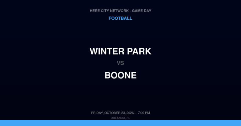 Winter Park 39, Boone 0