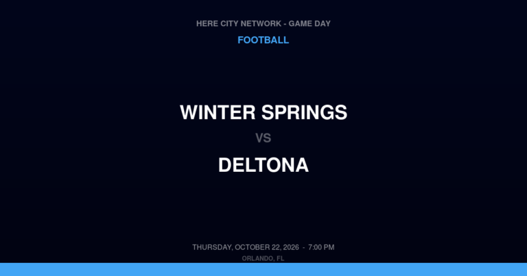 Winter Springs 12, Deltona 16